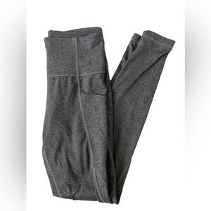 Athleta Stash Pocket Salutation Tight Leggings Dark Gray Size XS